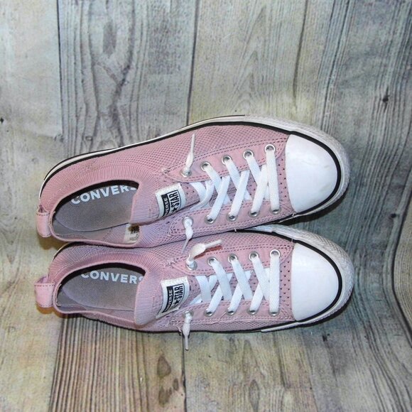 CONVERSE Chuck Taylor All Star Shoreline Knit Phantom Violet Sneakers Womens 8 - Picture 6 of 7